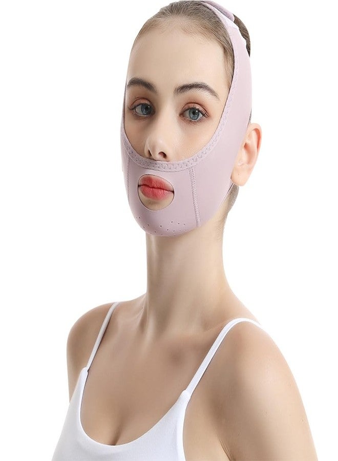 V Line Lifting Mask, V Shaped Face Mask, V Shaped Contouring Face Mask, Face Lifting Strap, Face Toning Belts, Jaw Exerciser, Washable and Reusable